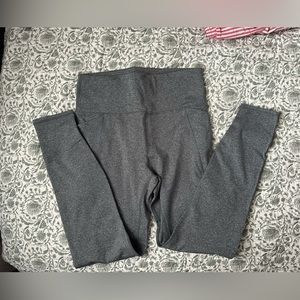 Senita Athletics Fleece Leggings- Size L Grey